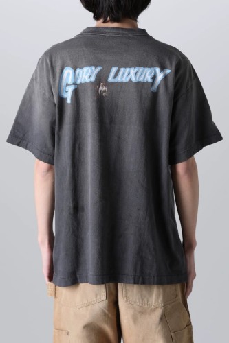 Saint Michael Summer Washed Distressed Short Sleeve Casual Loose T-shirt