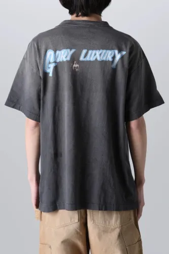 Saint Michael Summer Washed Distressed Short Sleeve Casual Loose T-shirt