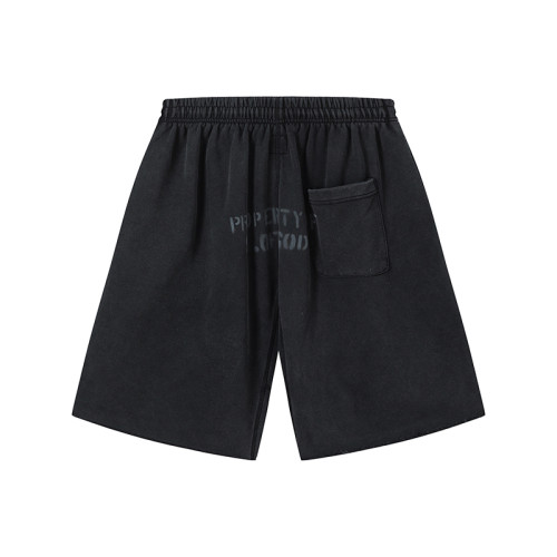 Saint Michael Fashion Letters Logo Printed Fleece Shorts Casual Sports Pants