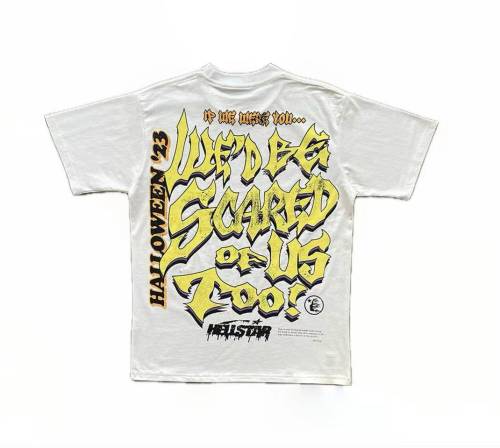 Hellstar Fashion Green Boy Printed Short Sleeve Unisex Casual Street T-shirt
