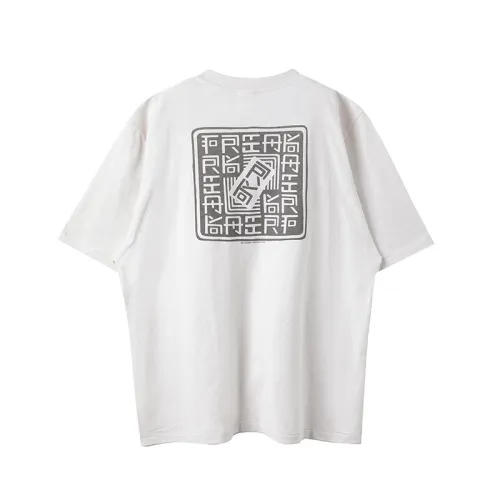 Saint Michael Vintage Fashion Washed Printed Short Sleeve Casual Street T-shirt