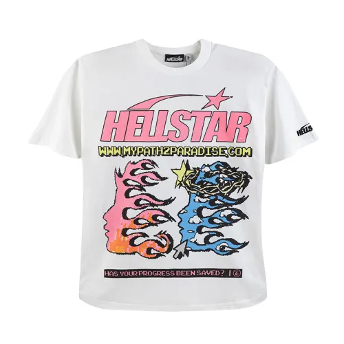 Hellstar Fashion Sport Logo Short Sleeve Unisex Casual Street Printed T-shirt