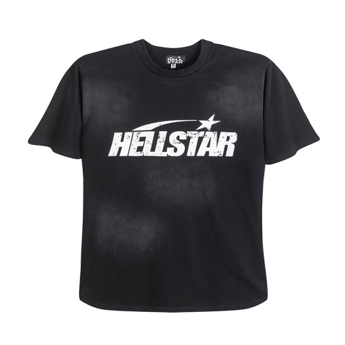 Hellstar Studios Unisex Fashion Logo Letters Short Sleeve Casual Street T-shirt