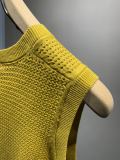 Prada Fashion Unisex Embroidered Logo Mesh Knitted Tank Top