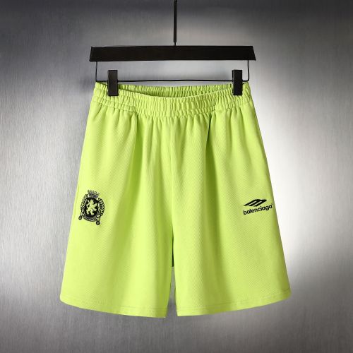 Balenciaga Classic 3B Sports Manchester United Embroidered All Cotton Knitted Shorts
