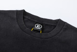 Hellstar Studios Fashion Classic Profile Logo Short Sleeve Unisex Casual Street Washed Tee