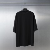 Balenciaga Passport Card Clip with Direct Spray Printing Short Sleeve Casual Loose T-shirt
