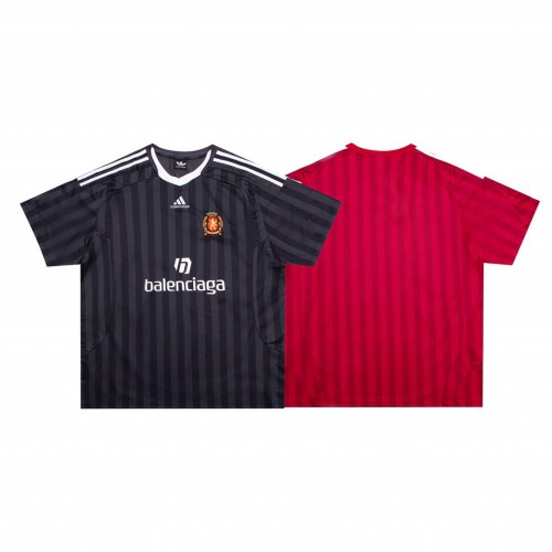 Balenciaga 3B Sports Manchester United Embroidered Short Sleeves Jersey