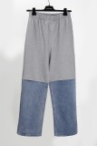 Balenciaga High Street Denim Patched Sweatants