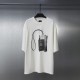 Balenciaga Passport Card Clip with Direct Spray Printing Short Sleeve Casual Loose T-shirt