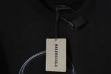 Balenciaga Passport Card Clip with Direct Spray Printing Short Sleeve Casual Loose T-shirt