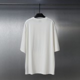 Balenciaga Passport Card Clip with Direct Spray Printing Short Sleeve Casual Loose T-shirt