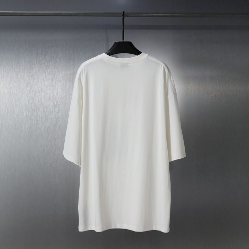 Balenciaga Passport Card Clip with Direct Spray Printing Short Sleeve Casual Loose T-shirt