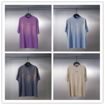 Balenciaga Fashion Letter Embroidery Casual Loose Round Neck Short Sleeve T-shirt