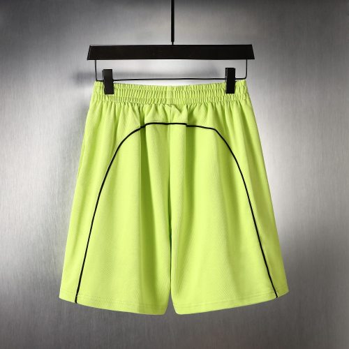 Balenciaga Classic 3B Sports Manchester United Embroidered All Cotton Knitted Shorts