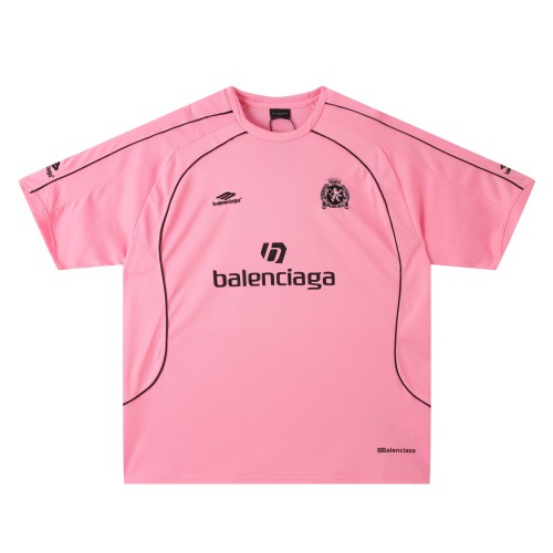Balenciaga x 3B Sports10 Manchester United Embroidered Football Short Sleeves