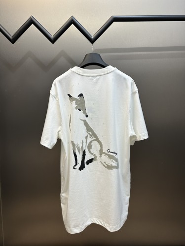 Burberry Back Fox Flocking Printed Short Sleeve Short Sleeve Fashion Casual T-shirt