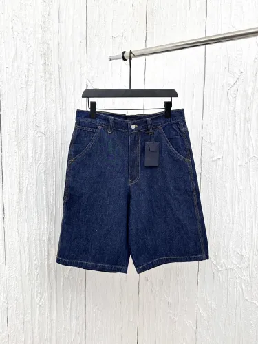 Prada New Classic Loose Denim Shorts