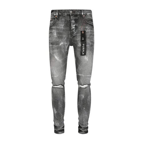 Purple Brand Fashion Classic Distressed Jeans Unisex Casual Street Slim Pants