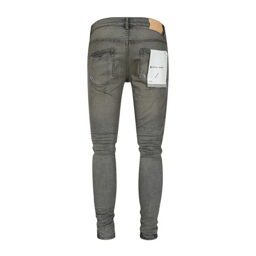 Purple Brand Fashion Classic Ripped Jeans Unisex Casual Street Retro Denim Pants