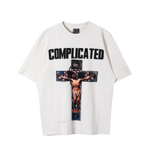 Saint Michael x Kosuke kawamura Cross Print Crew Neck Short Sleeve Tee