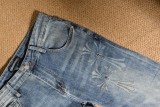 Chrome Hearts New Classic Logo Versatile Washed Casual Jeans