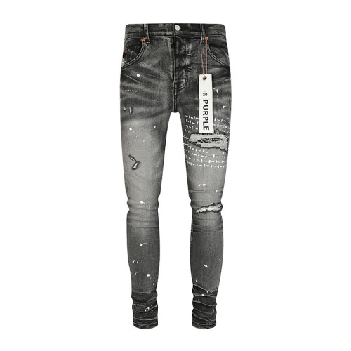 Purple Brand Fashion Classic Retro Jeans Unisex Casual Street Slim Pants