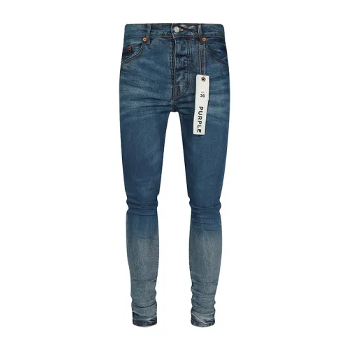 Purple Brand Fashion Washed Retro Jeans Casual Street Slim Distressed Pants