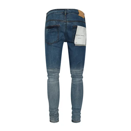 Purple Brand Fashion Washed Retro Jeans Casual Street Slim Distressed Pants