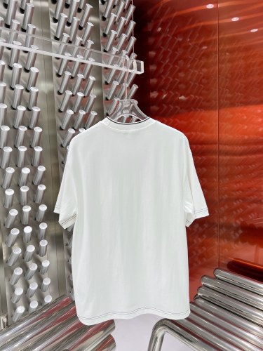 Prada Classic Triangle Logo Round Neck Short Sleeve Unisex Casual T-shirt