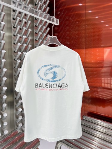 Balenciaga Classic Logo Printed Short Sleeve Unisex Casual Loose T-shirt