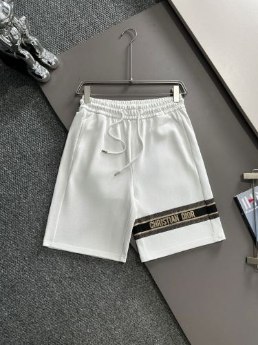 Dior Classic Foam Letter Shorts Couple Loose Casual Sports Pants