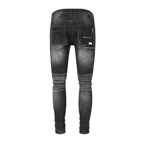 Purple Brand Fashion Classic Ripped Jeans Unisex Street Casual Retro Pants
