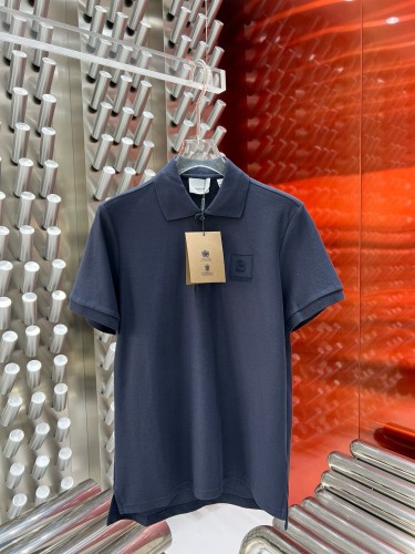 Burberry Classic Logo Embroidered Round Neck Short Sleeve Couple Casual T-shirt