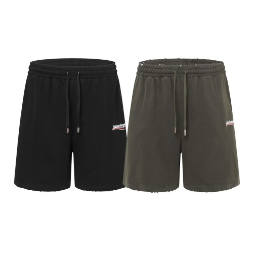 Balenciaga Classic Coca Cola Graffiti Embroidery Wash Water Wear Casual Sports Shorts