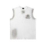 Balenciaga Street Fuzzy Logo Printed Tank Top Couple Retro Versatile Tank Top
