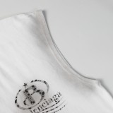 Balenciaga Street Fuzzy Logo Printed Tank Top Couple Retro Versatile Tank Top