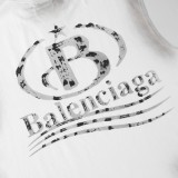 Balenciaga Street Fuzzy Logo Printed Tank Top Couple Retro Versatile Tank Top
