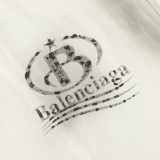 Balenciaga Street Fuzzy Logo Printed Tank Top Couple Retro Versatile Tank Top