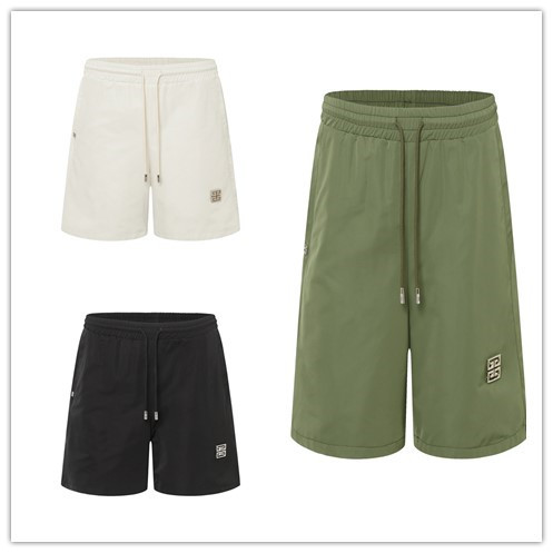 Givenchy Unisex Metal Logo Casual Versatile Sports Shorts