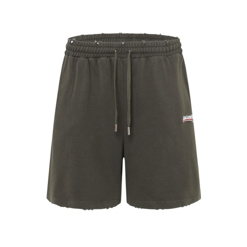 Balenciaga Classic Coca Cola Graffiti Embroidery Wash Water Wear Casual Sports Shorts
