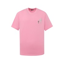 Chrome Hearts Classic Embroidered Cross Logo T-shirt Unisex Casual Loose Short Sleeves