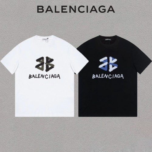 Balenciaga Classic Personalized Logo Printed Short Sleeve Casual Round Neck T-shirt