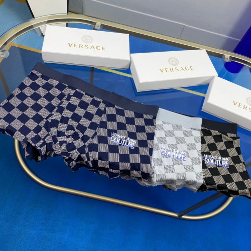 Versace New Fashion Soft Boxer Briefs Men's Breathable Underwear 3 Pieces/Box