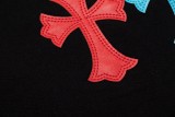 Chrome Hearts Fashion Leather Colorful Cross Loose Shorts Couple Drawstring Washed Casual Shorts