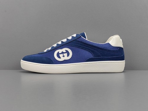 Gucci Low Classic Men Fashion Sneakers Sports Board Shoes Blue