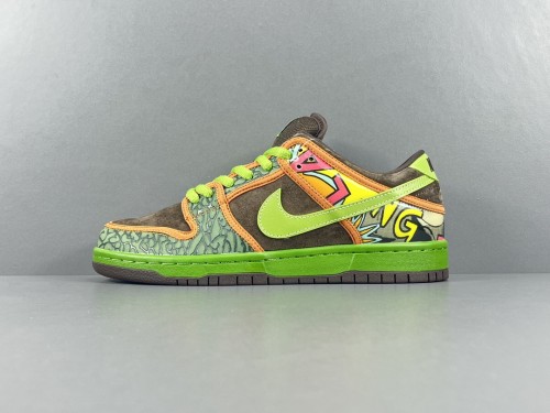 Nike Dunk SB Low De La Soul Unisex Classic Graffiti Burst Pattern Casual Board Shoes