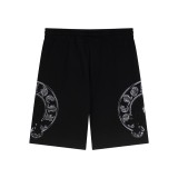 Chrome Hearts Classic Patch Embroidered Loose Shorts Couple Drawstring Casual Guard Pants