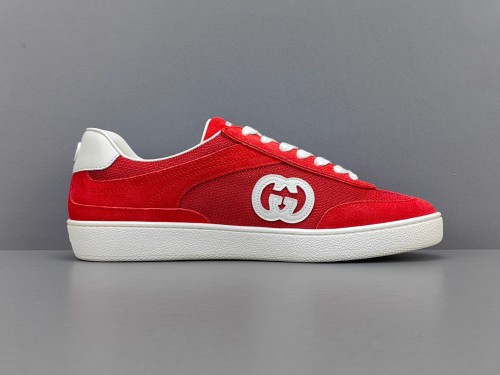 Gucci Low Classic Men Fashion Sneakers Sports Board Shoes Red
