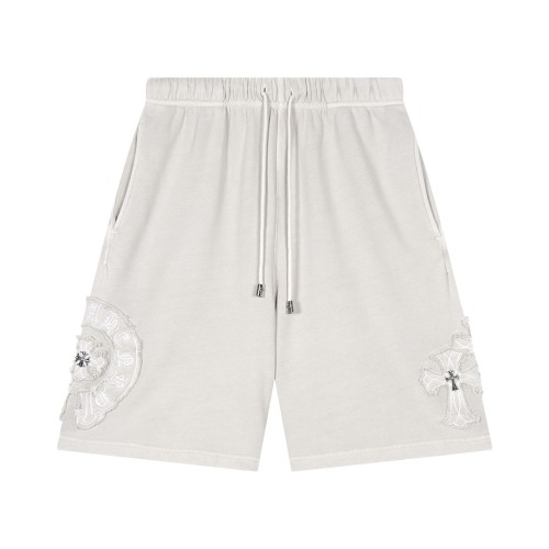 Chrome Hearts Classic Patch Embroidered Cross Wash Shorts Couple Casual Sports Pants